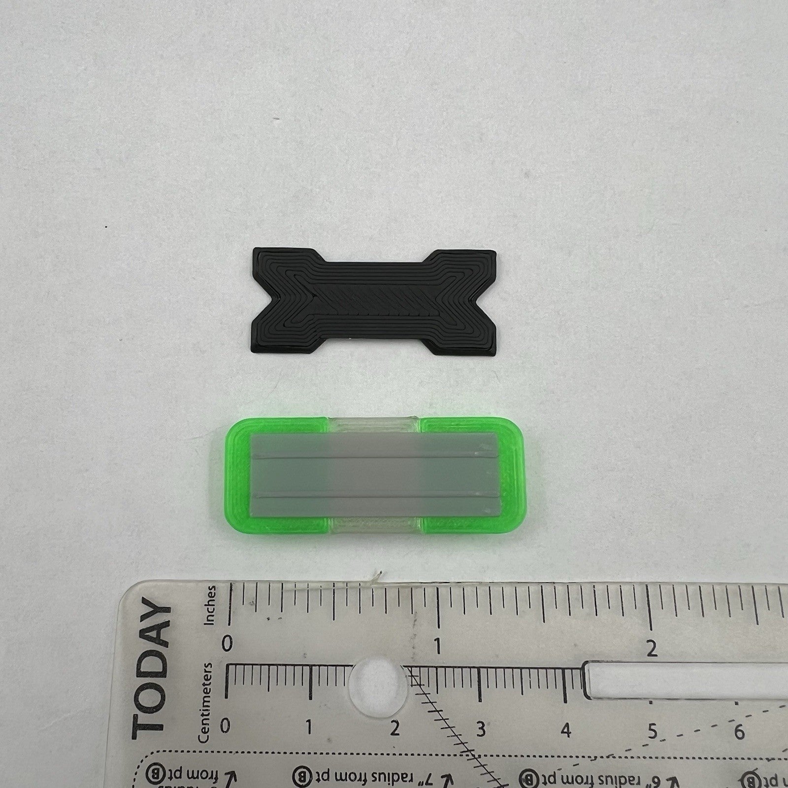 1/18 Mini Whelen Edge Lightbar Clear Green Gray Top Cover1