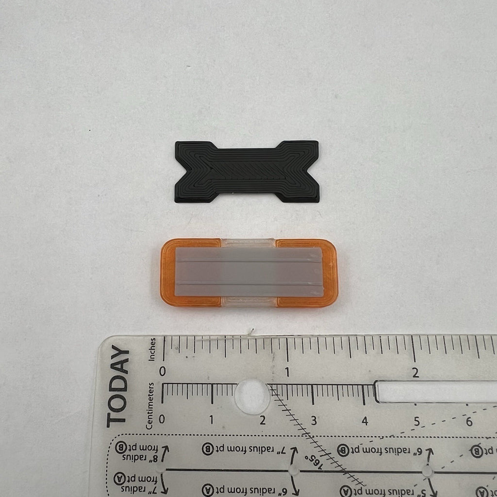 1/18 Mini Whelen Edge Lightbar Amber Clear Gray Top Cover1