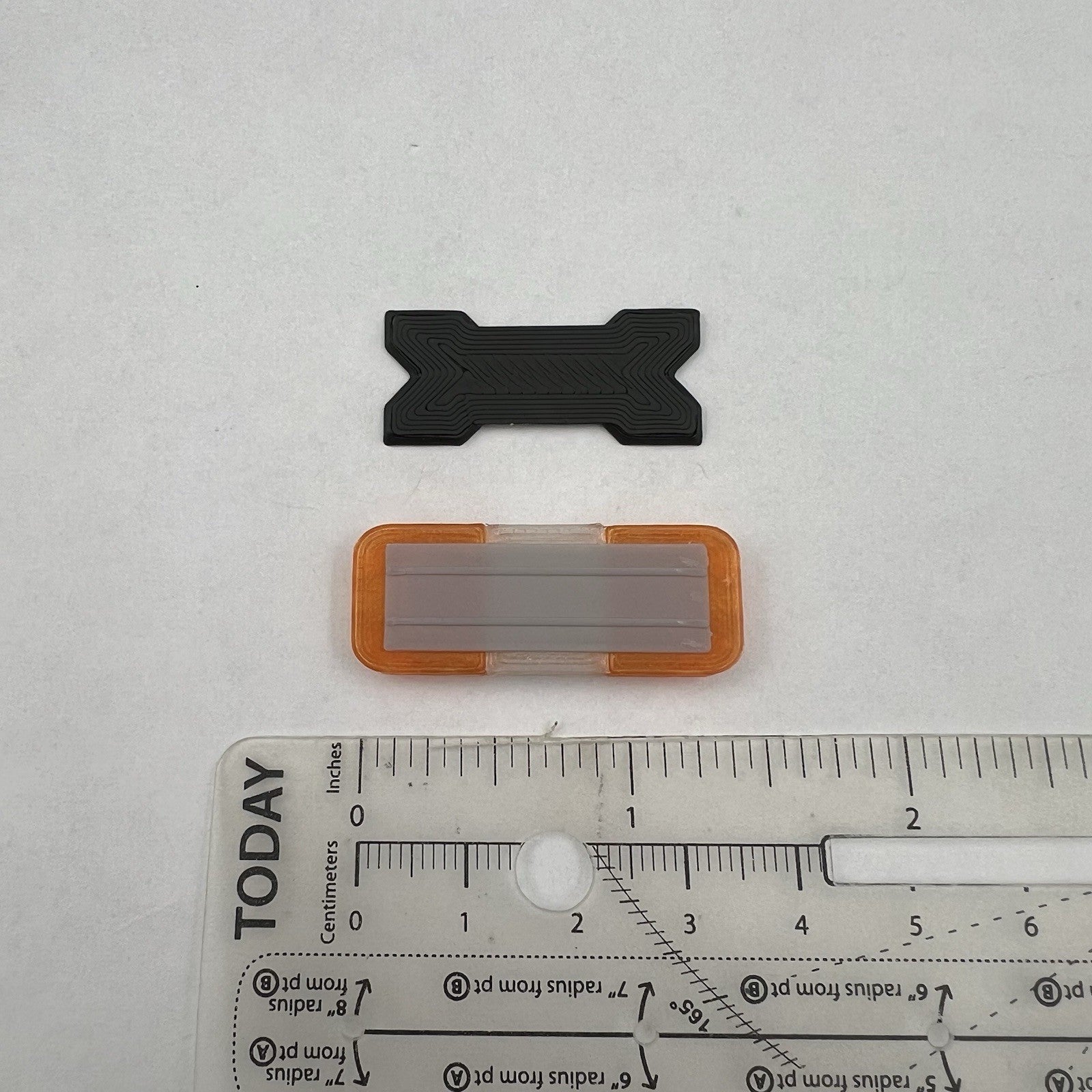 1/18 Mini Whelen Edge Lightbar Amber Clear Gray Top Cover1