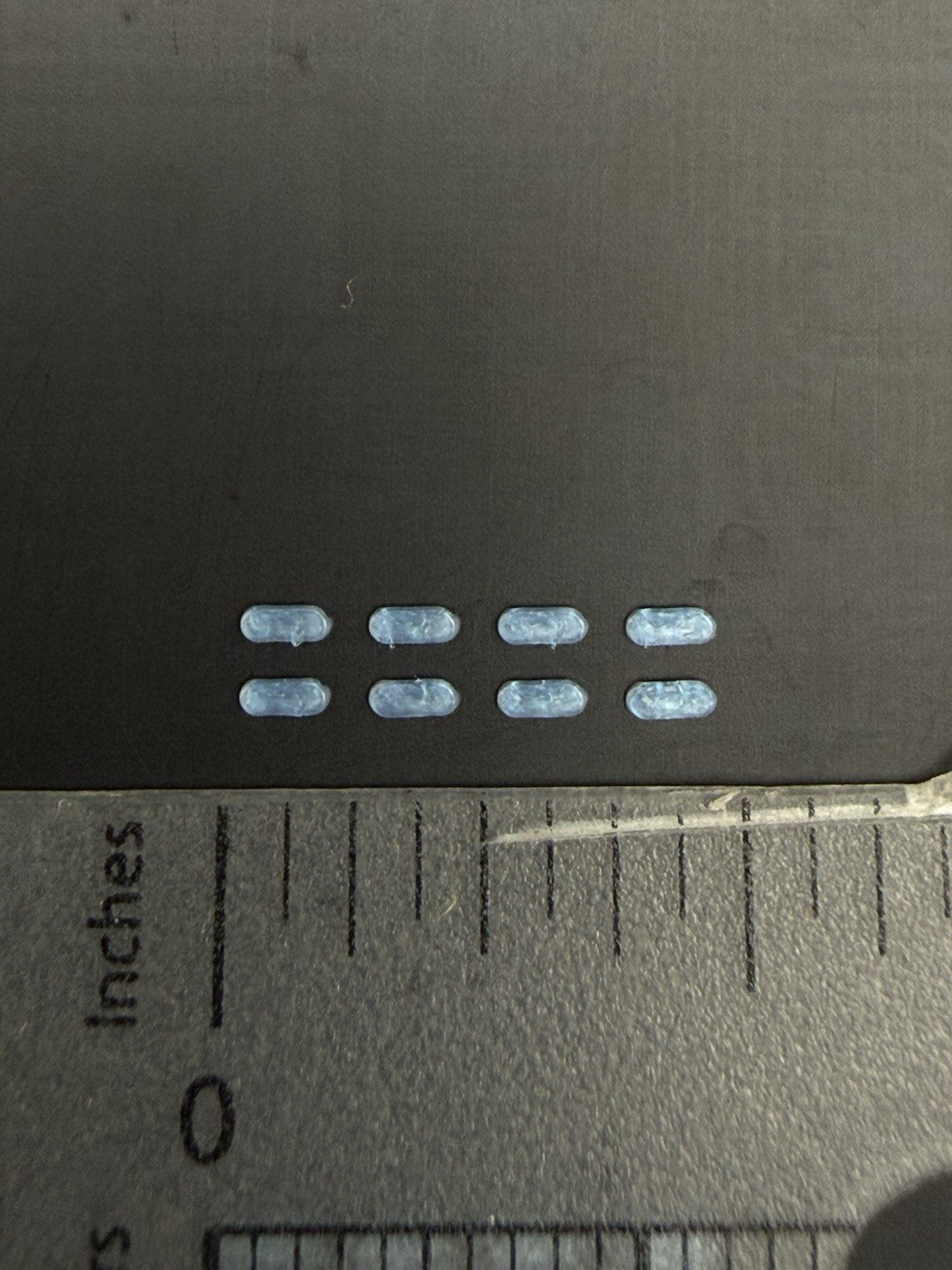 8 Pack 1/64 Scale Blue Grille Light Pod License Plate Police 6456B5