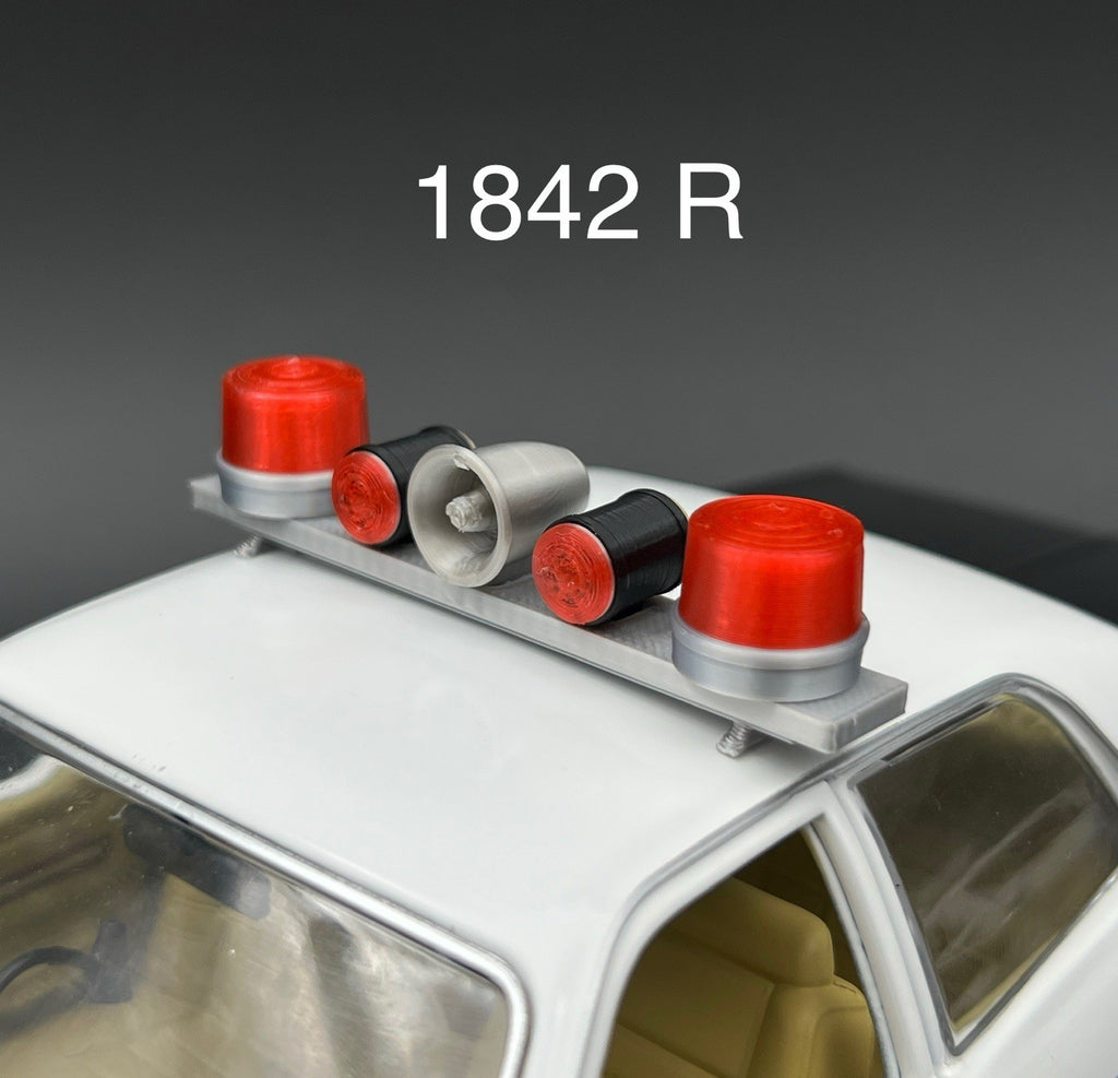 1/18 Red Mars Skybolt Beacon Lightbar Siren Speaker Police Sheriff Fire0