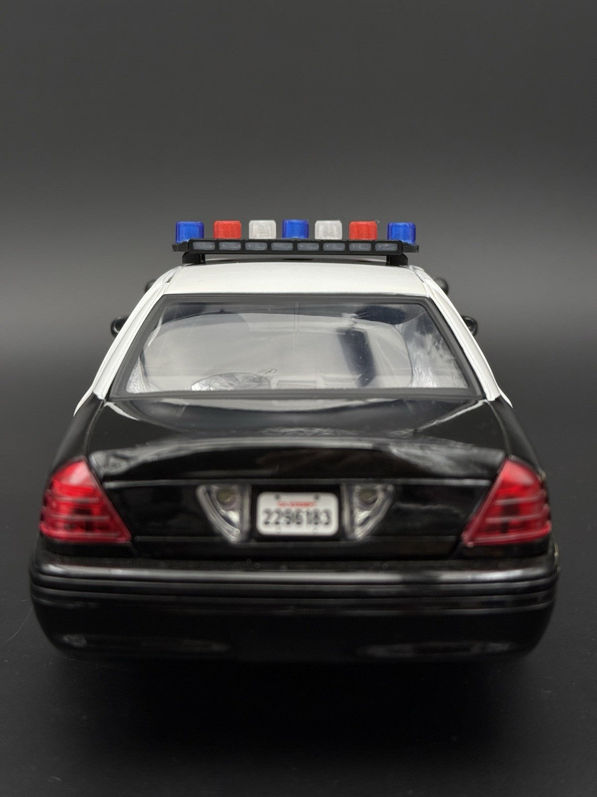 1/18 Scale Model LED Ready Blue Red Federal Vector Lightbar Police Car 1837 BR411