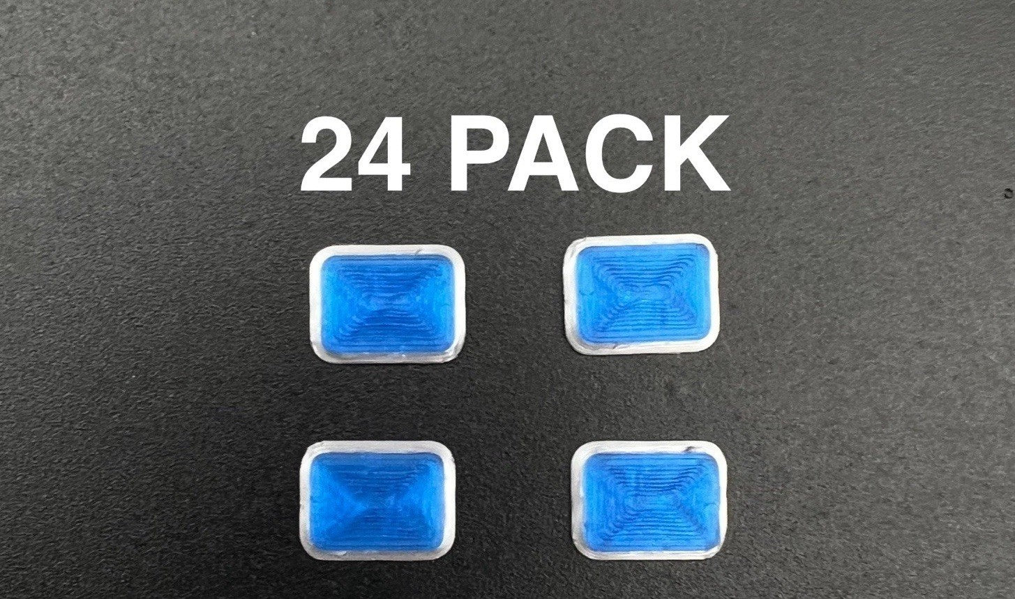 24-Pack 1/32 1/34 Scale Model Blue Whelen 900 Ambulance EMS Police Fire 3206B0