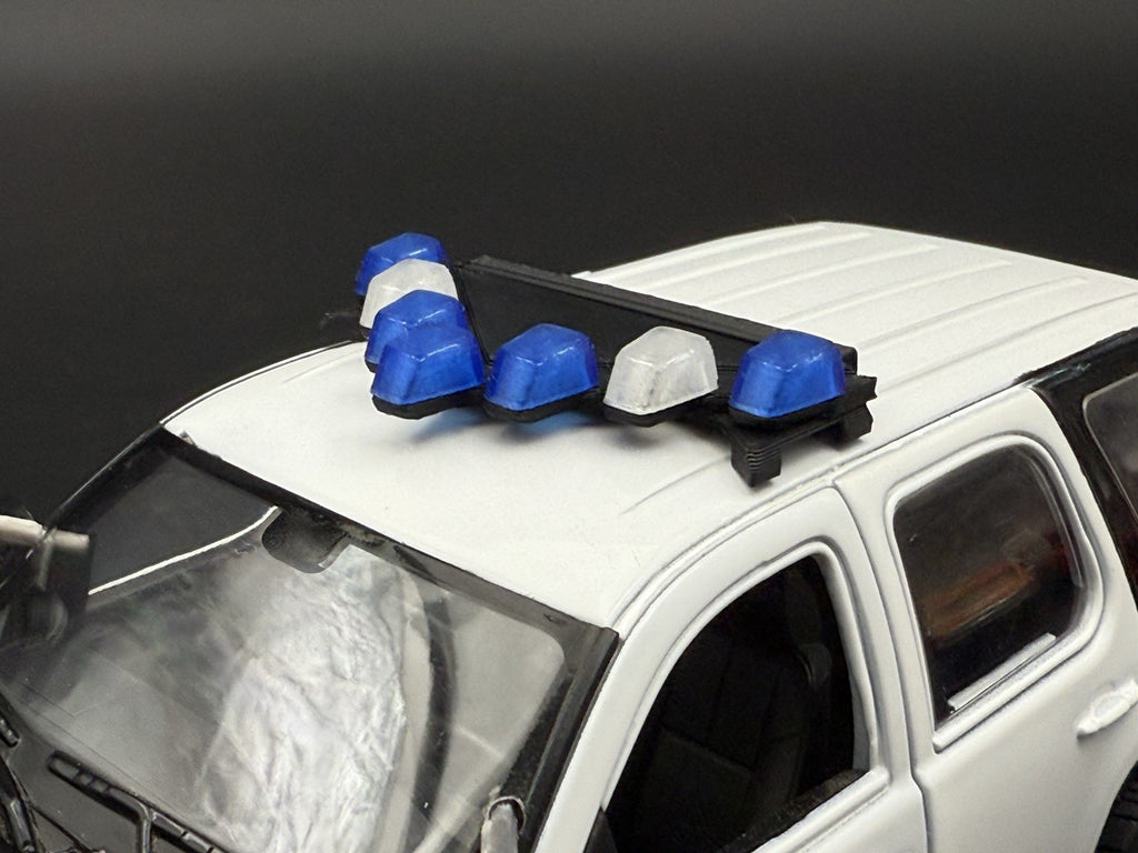 1/24 LED Ready FHP Federal Vector Vision Lightbar Florida Highway Patrol Police3