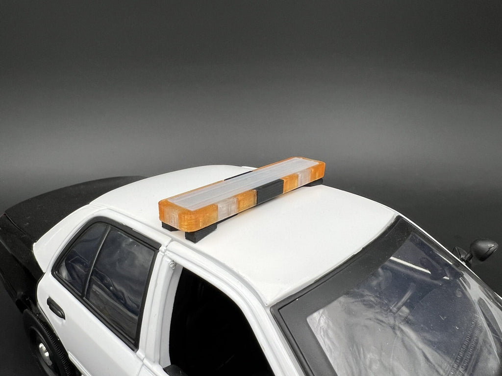 1/18 LED Ready Whelen Edge Lightbar Amber Security Tow Truck Work Park Patrol8