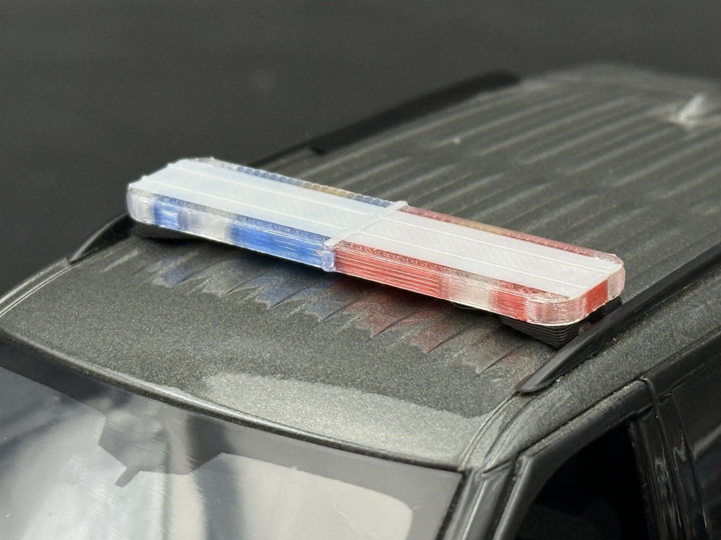 1/24 25 27 LED Ready Whelen Liberty II Blue Red Oakland Police Lightbar 2449BR113