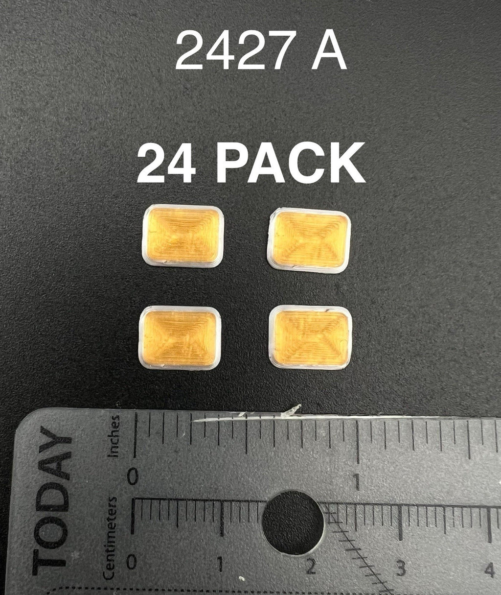 24 Pack 1/24 25 Scale Model Green Whelen 900 Ambulance Warning Lights 2427G1