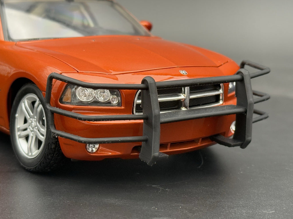 1/18 Go Rhino Wrap Around Push Bumper Pushbar Welly Dodge Charger Police 18519