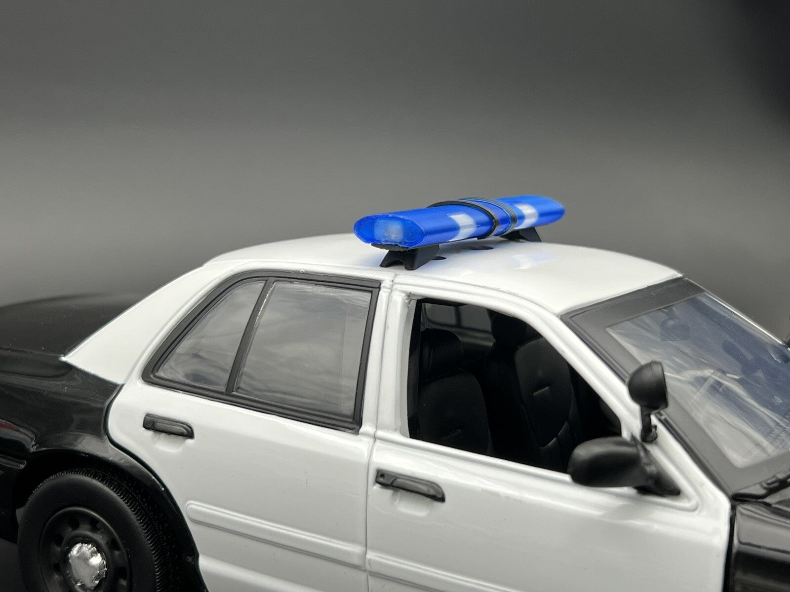 1/18 LED Ready Jetstrobe Jetstream Lightbar Blue Clear State Police Sheriff4