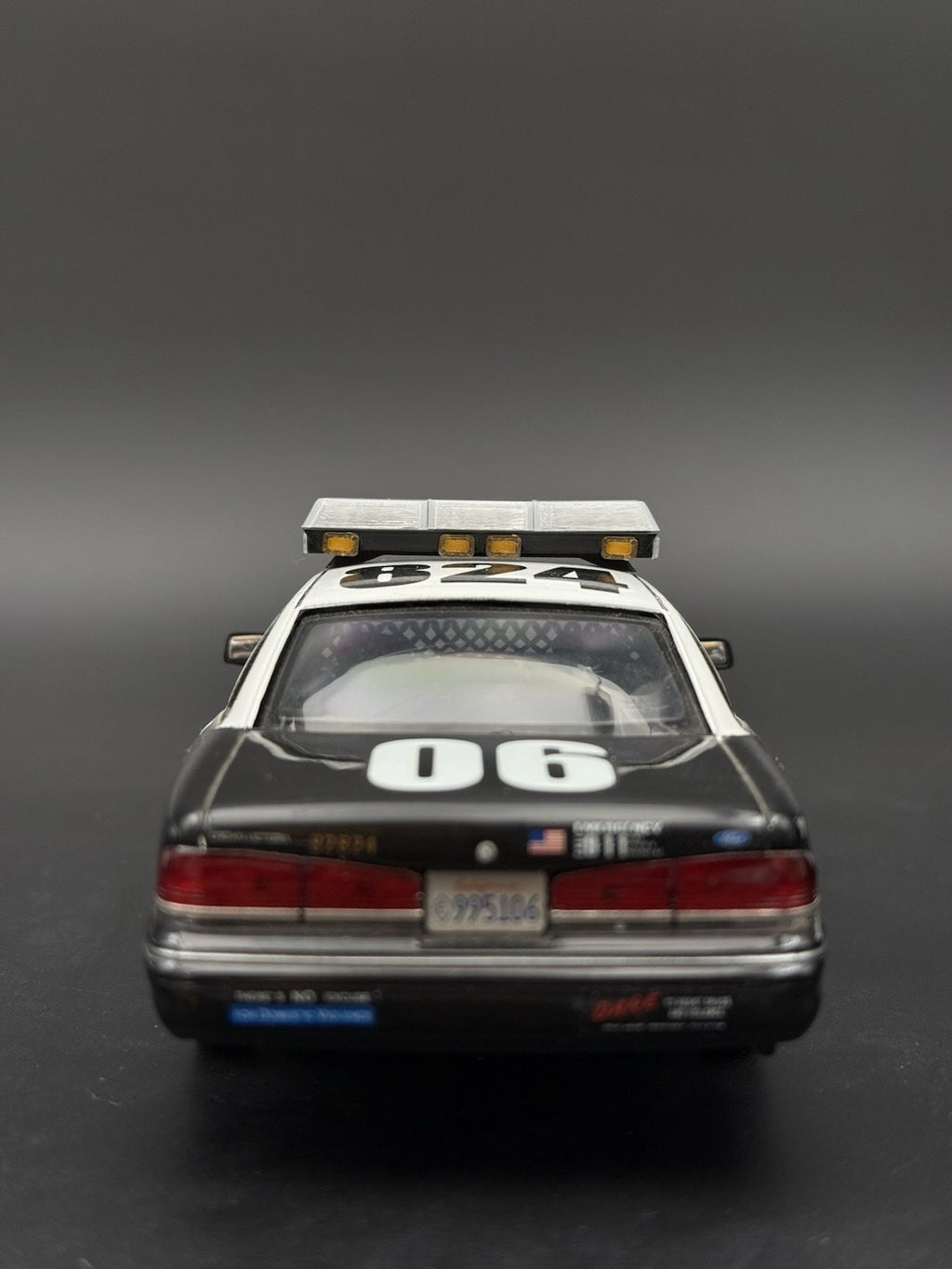 1/24 25 Scale Clear Streethawk Lightbar Police 246410