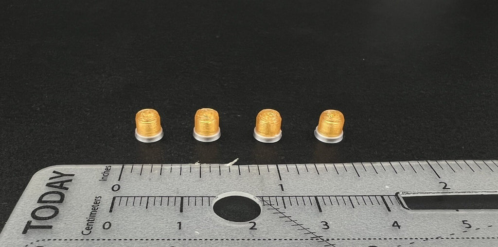 4 Pack 1/50 Amber Vintage Beacon Strobe Light TWH WSI First Gear Peterbilt Truck8