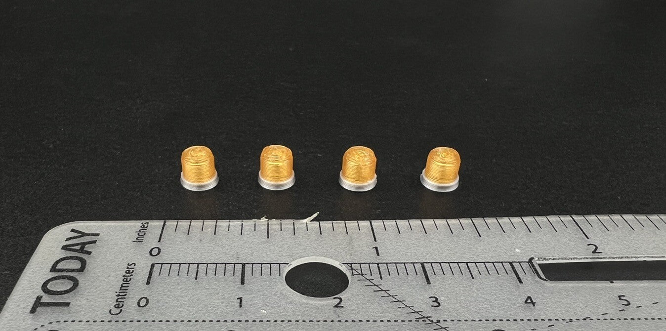 4 Pack 1/50 Amber Vintage Beacon Strobe Light TWH WSI First Gear Peterbilt Truck8