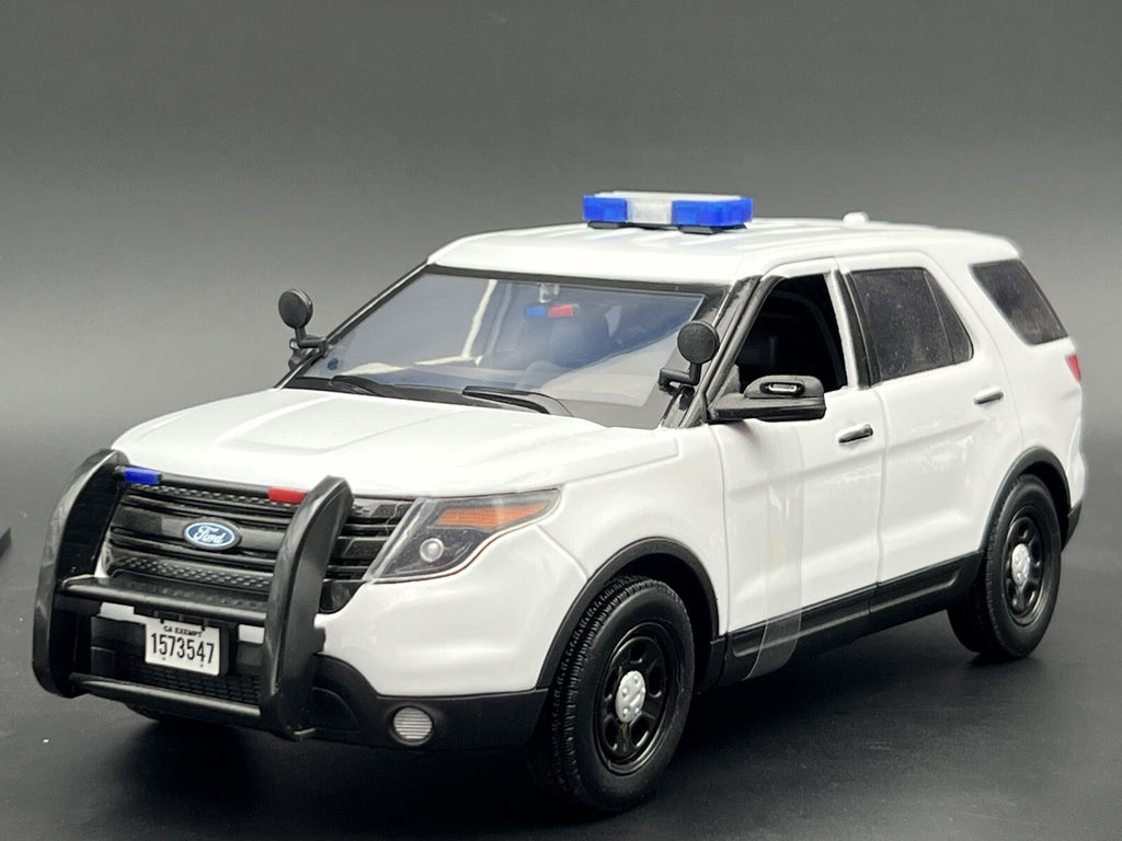 1/18 Mini Whelen Edge Lightbar Blue Gray Top Cover Honolulu Police Sheriff Fire4