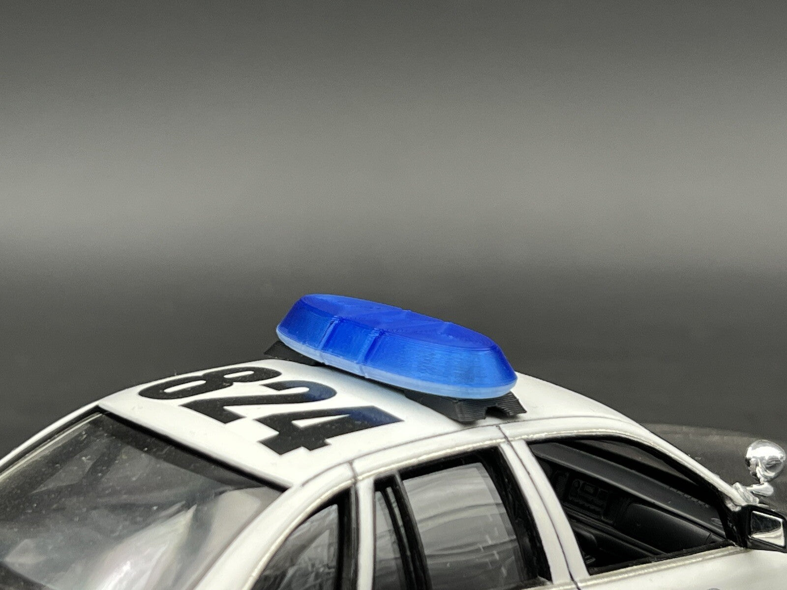 1/24 25 Blue Federal Signal Vista Lightbar Kentucky Mass State Police Sheriff6