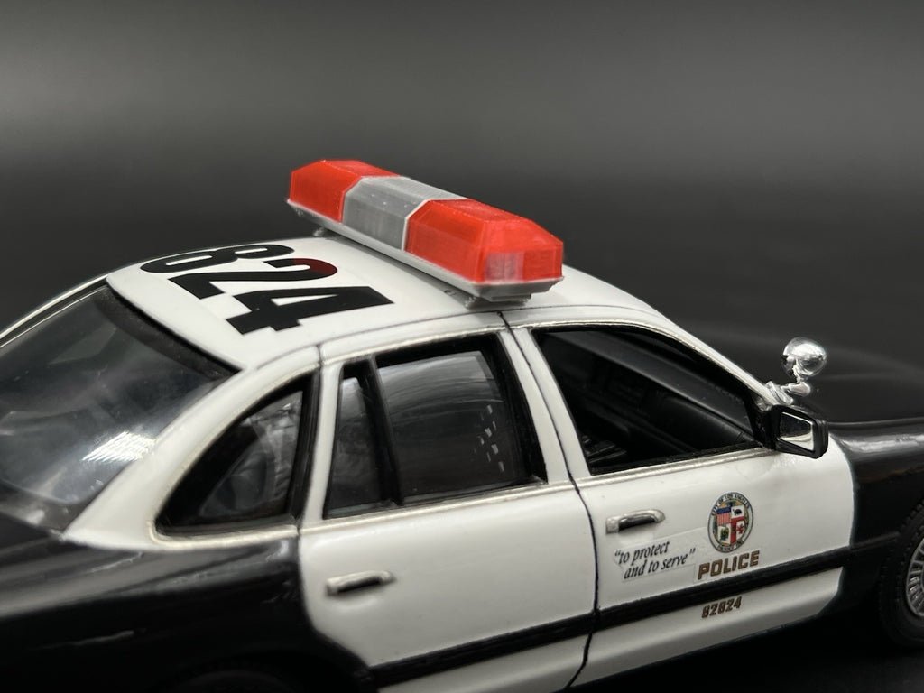 1/24 1/25 Red Smith Wesson 8780 8880 8980 Lightbar Police Sheriff Fire 2441R8