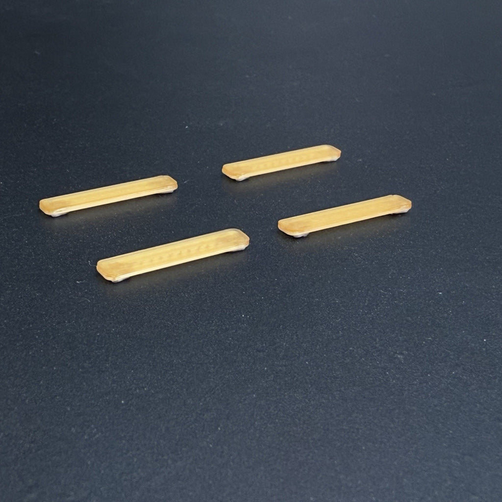 4 Pack 1/87 HO Scale Amber LED Style Long Whelen Lightbar Construction Work Tow2