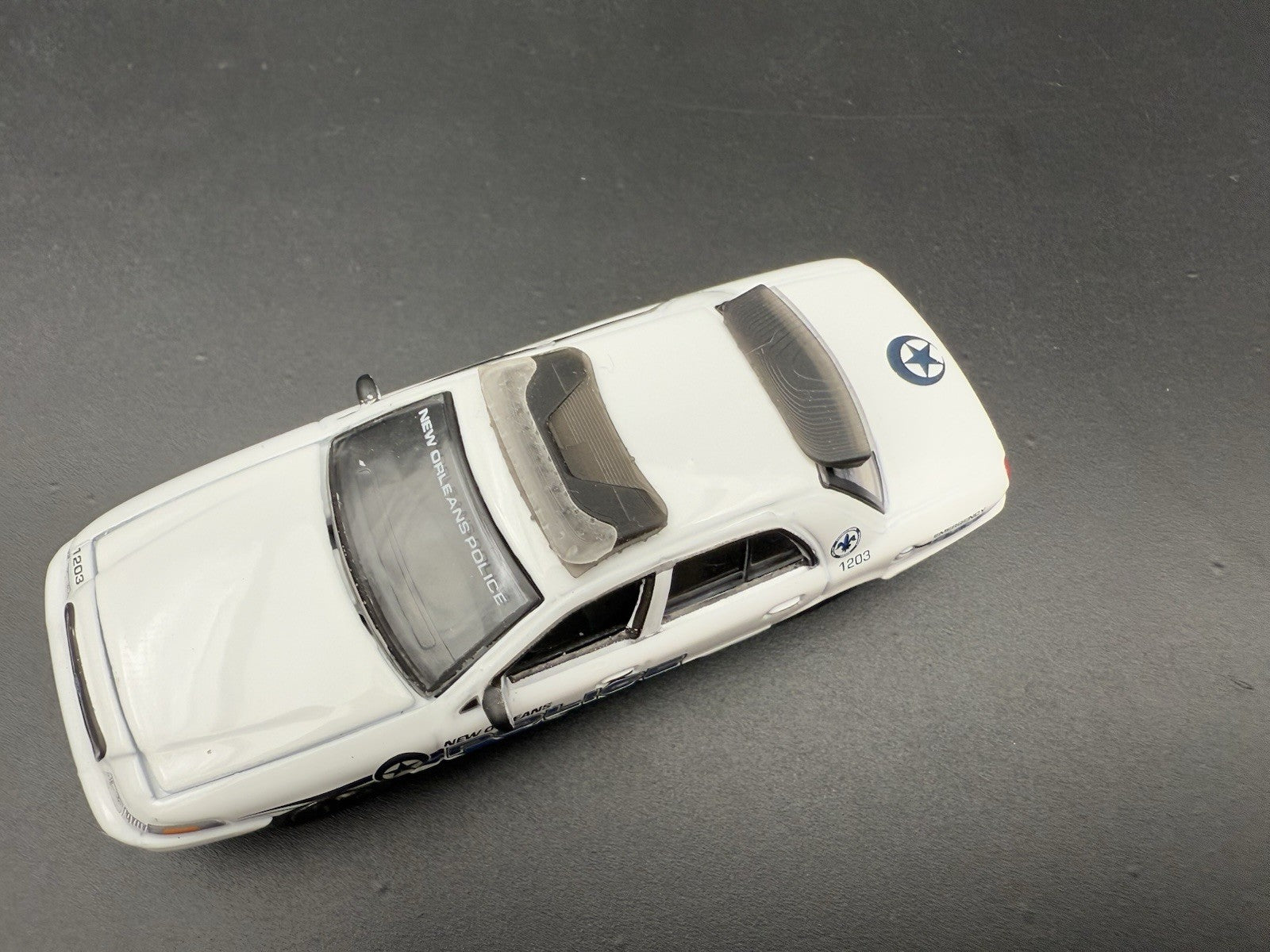1/64 Front & Back Whelen Fast Trax Lightbars Police Greenlight Crown Victoria17