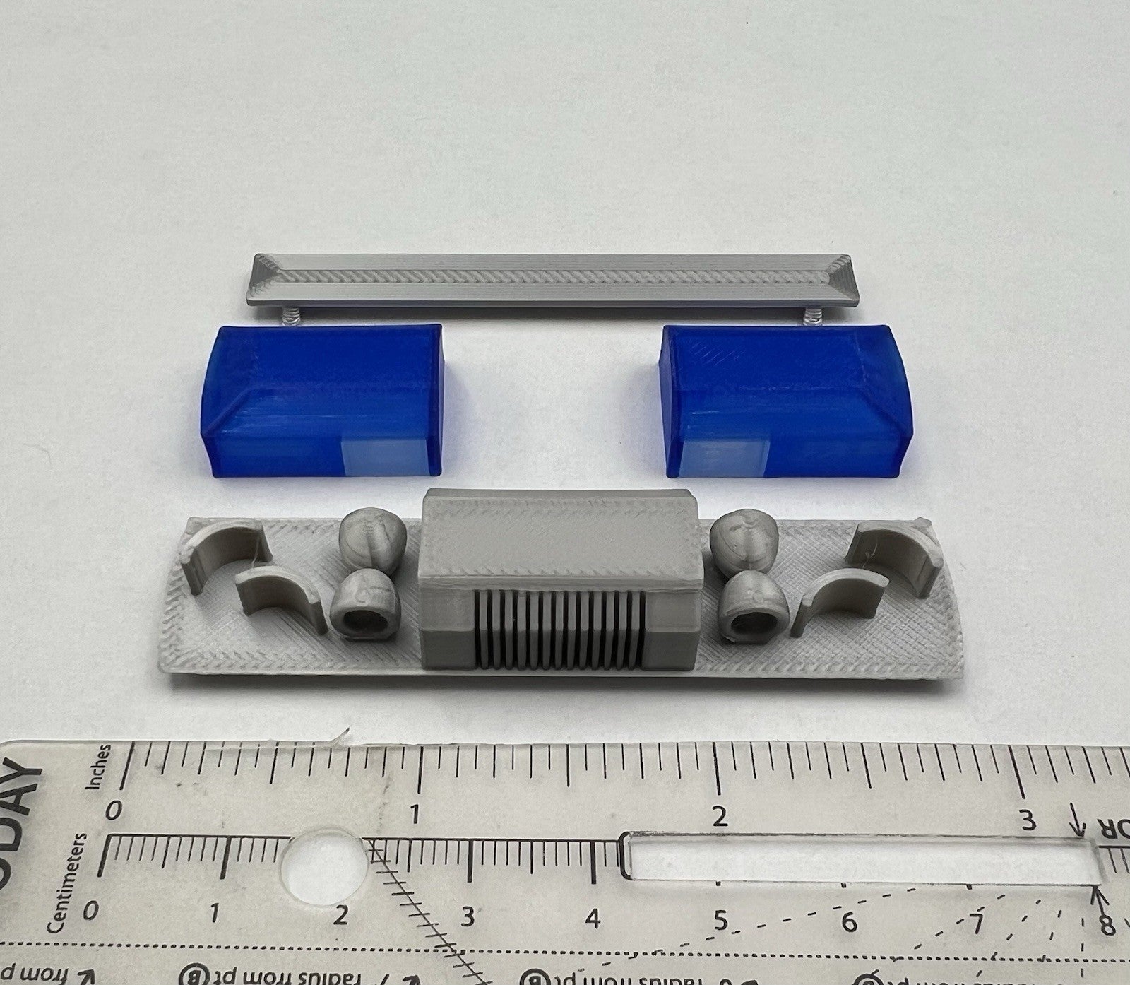 1/18 Blue Smith Wesson 8780 8880 8980 Lightbar Police Sheriff Fire2