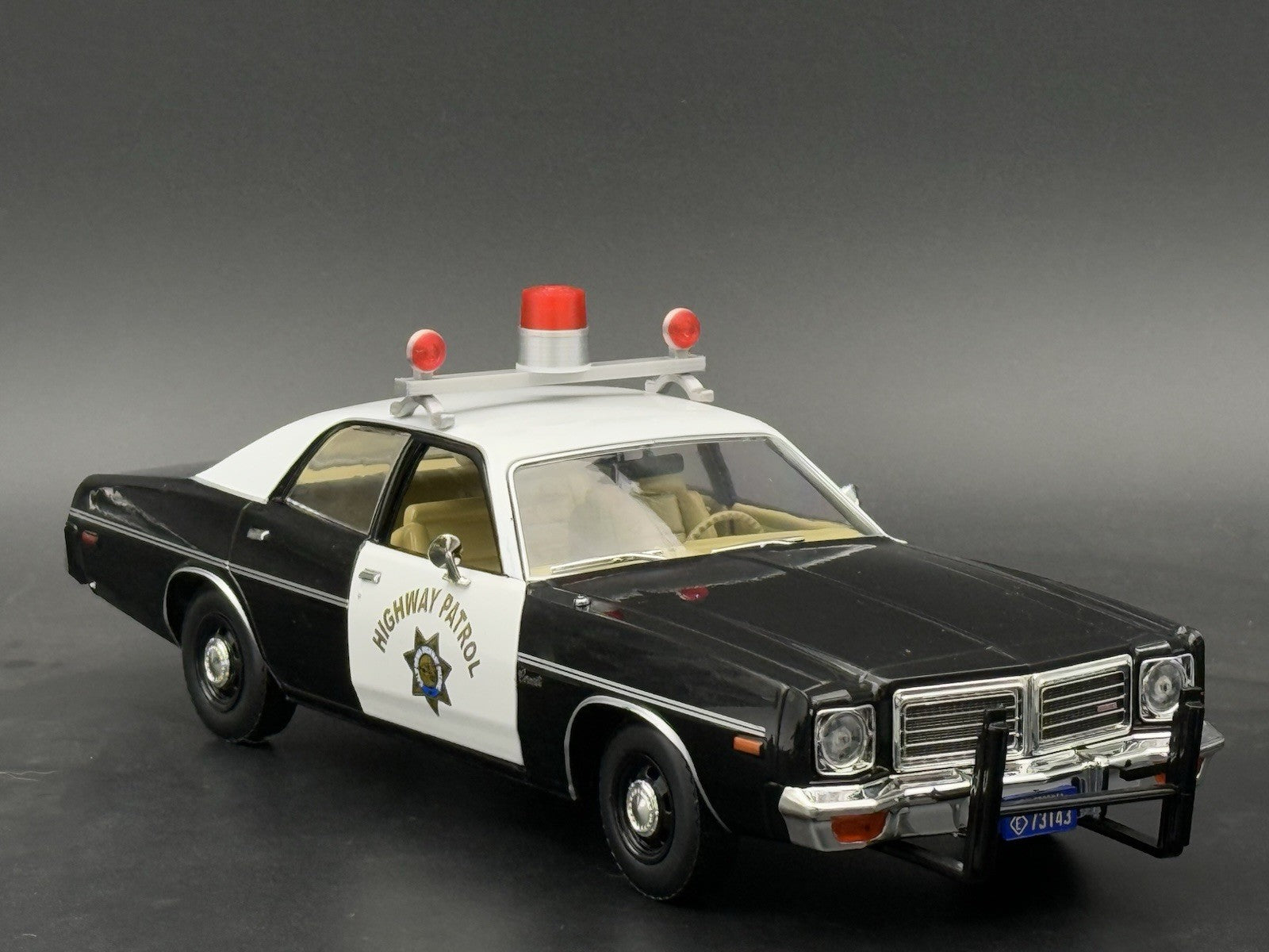1/24 25 Scale Model Visibar CJ 184 284 Red Beacon Lollipop Police Light 2456RRR4