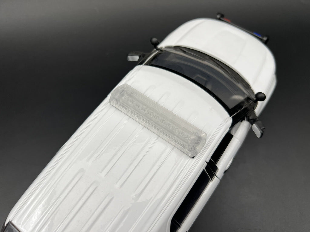 1/18 LED Ready Code 3 2700 Clear Lightbar Sheriff Highway Patrol Police Fire Car5