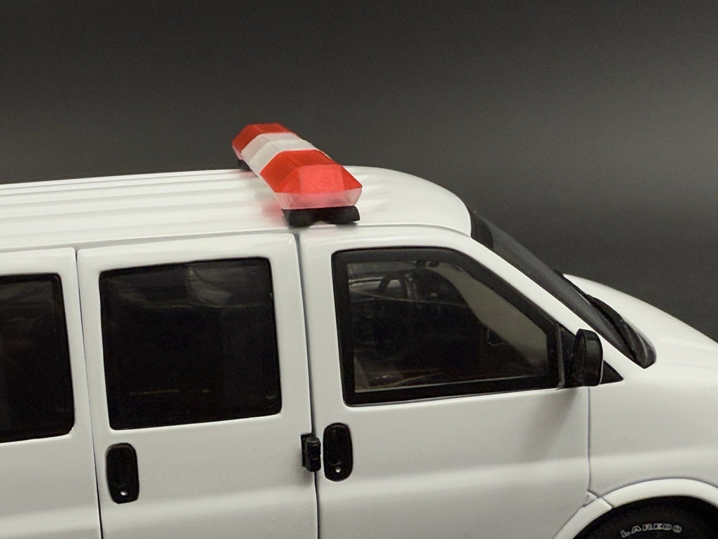 1/24 25 Scale Red Clear Code 3 MX7000 XL Lightbar Ambulance Fire Truck Width 58”7