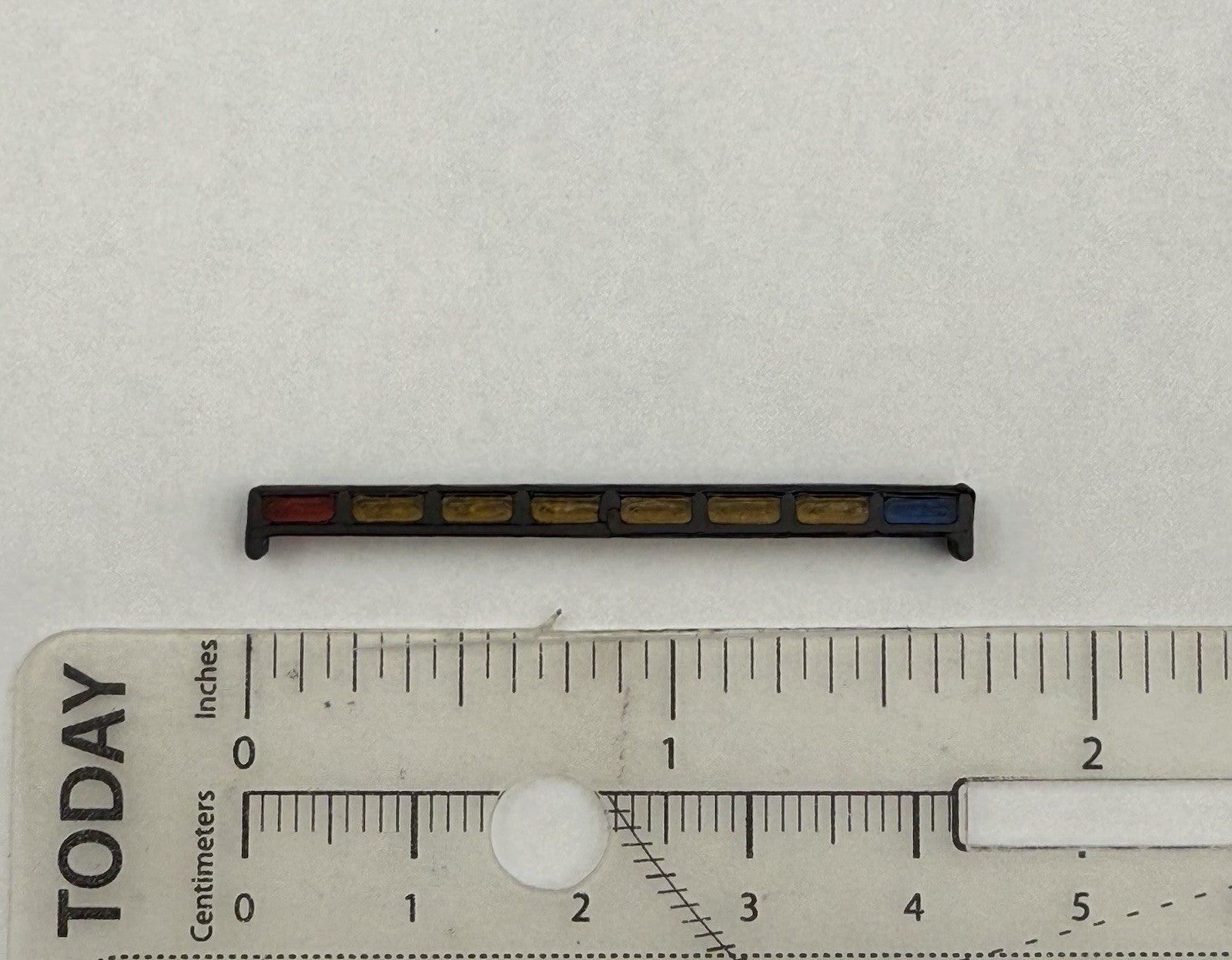 1/24 LED Ready Blue Red Amber Traffic Advisor Arrow Stick Deck Lightbar Police2