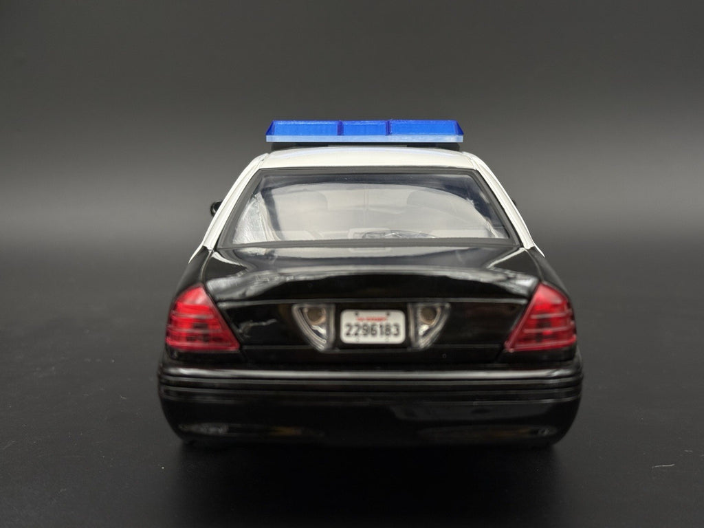 1/18 Scale Model Blue Code 3 Excalibur Lightbar Police 1862B8