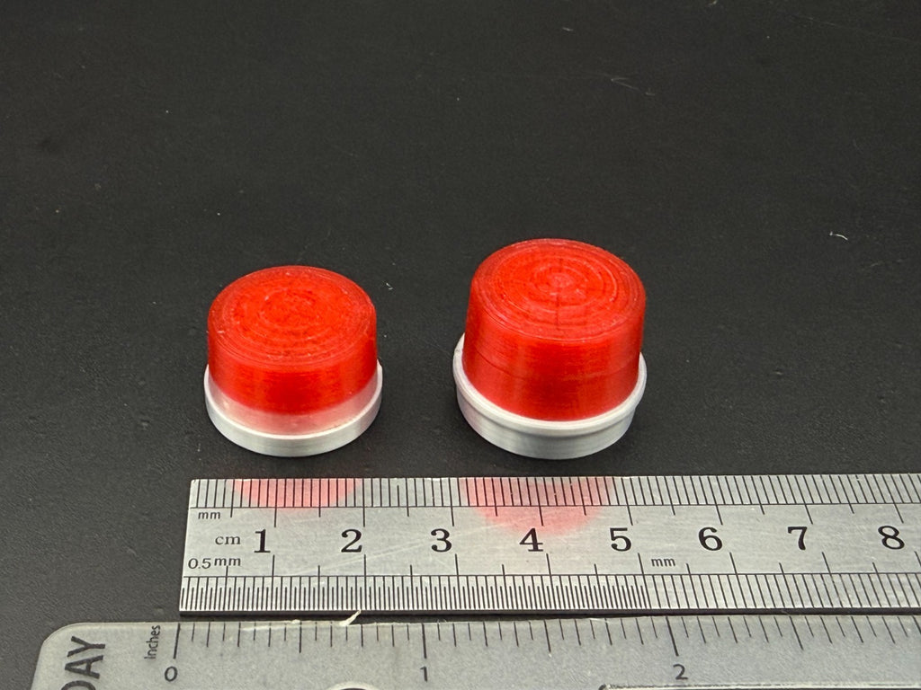 2-Pack 1/10 12 Scale Model Michigan State Police Red Beacon Lightbar 1003R6