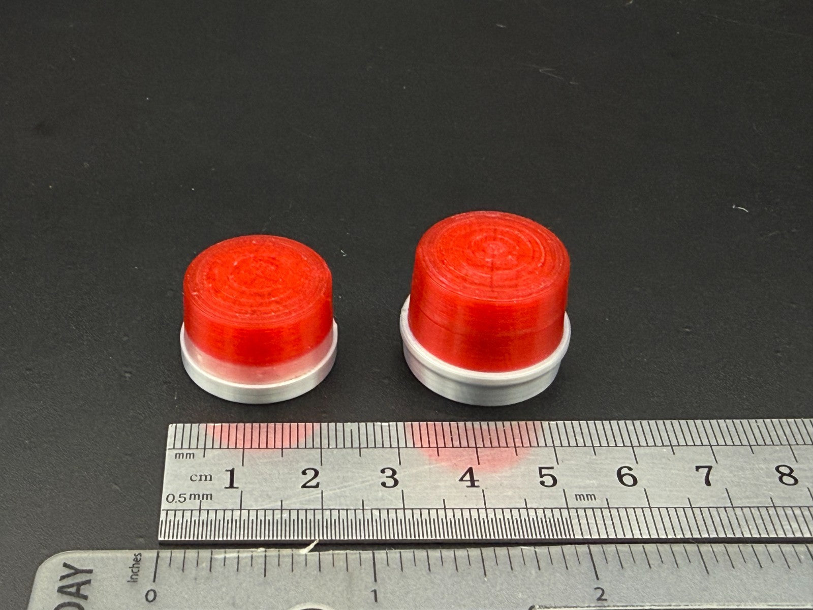 2-Pack 1/10 12 Scale Model Michigan State Police Red Beacon Lightbar 1003R6