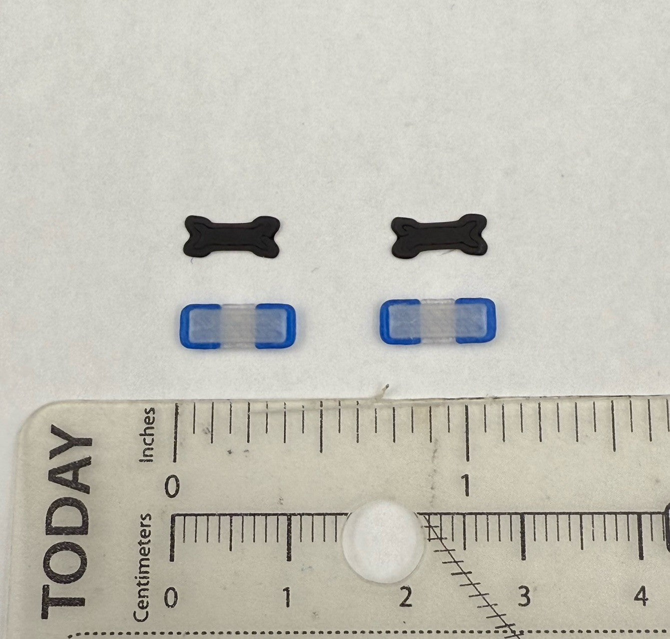 2 Pack 1/64 Mini Whelen Edge Blue Clear Blue Lightbar Honolulu Hawaii Police1