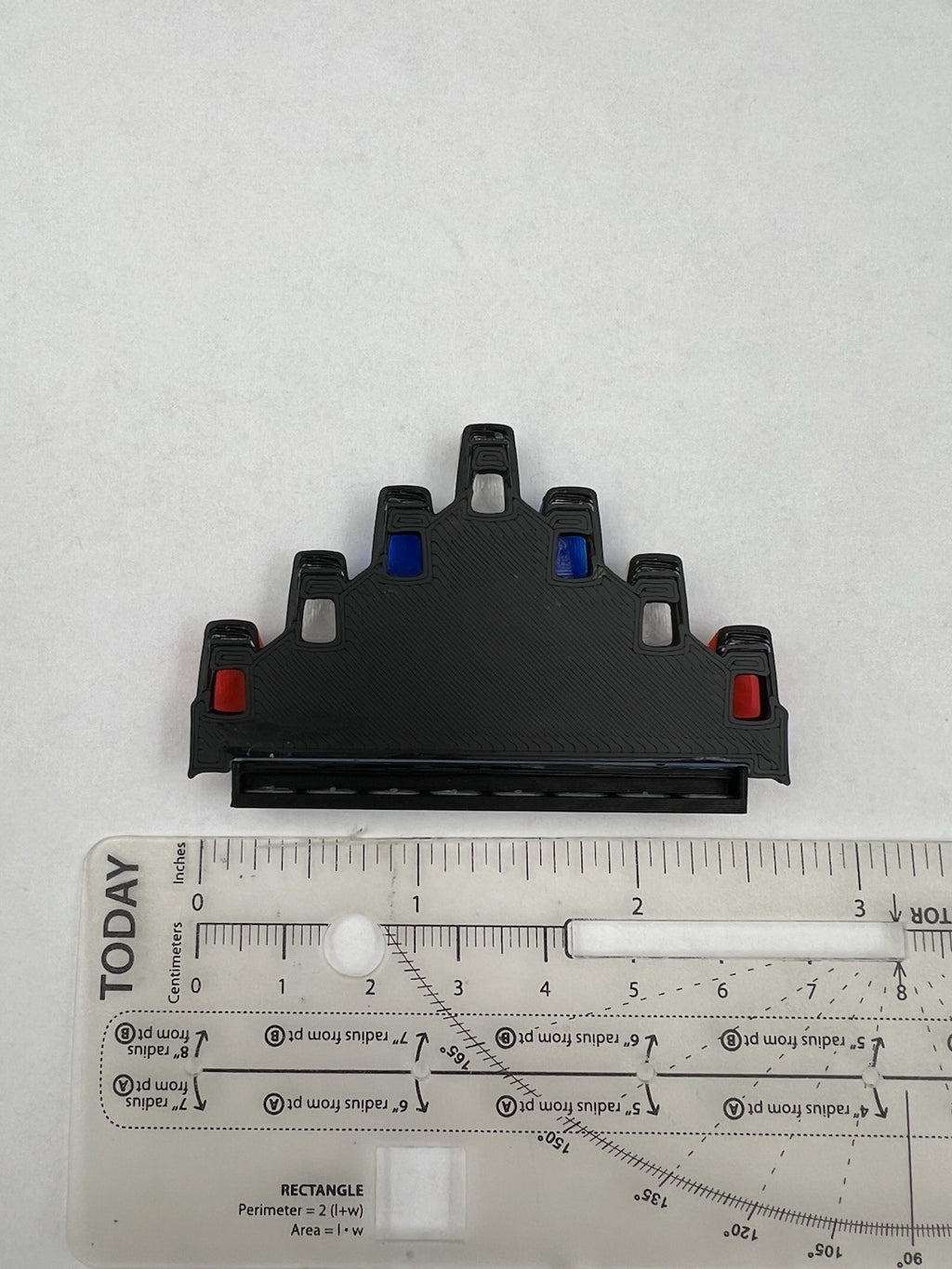 1/18 Scale Model LED Ready Blue Red Federal Vector Lightbar Police Car 1837 BR413