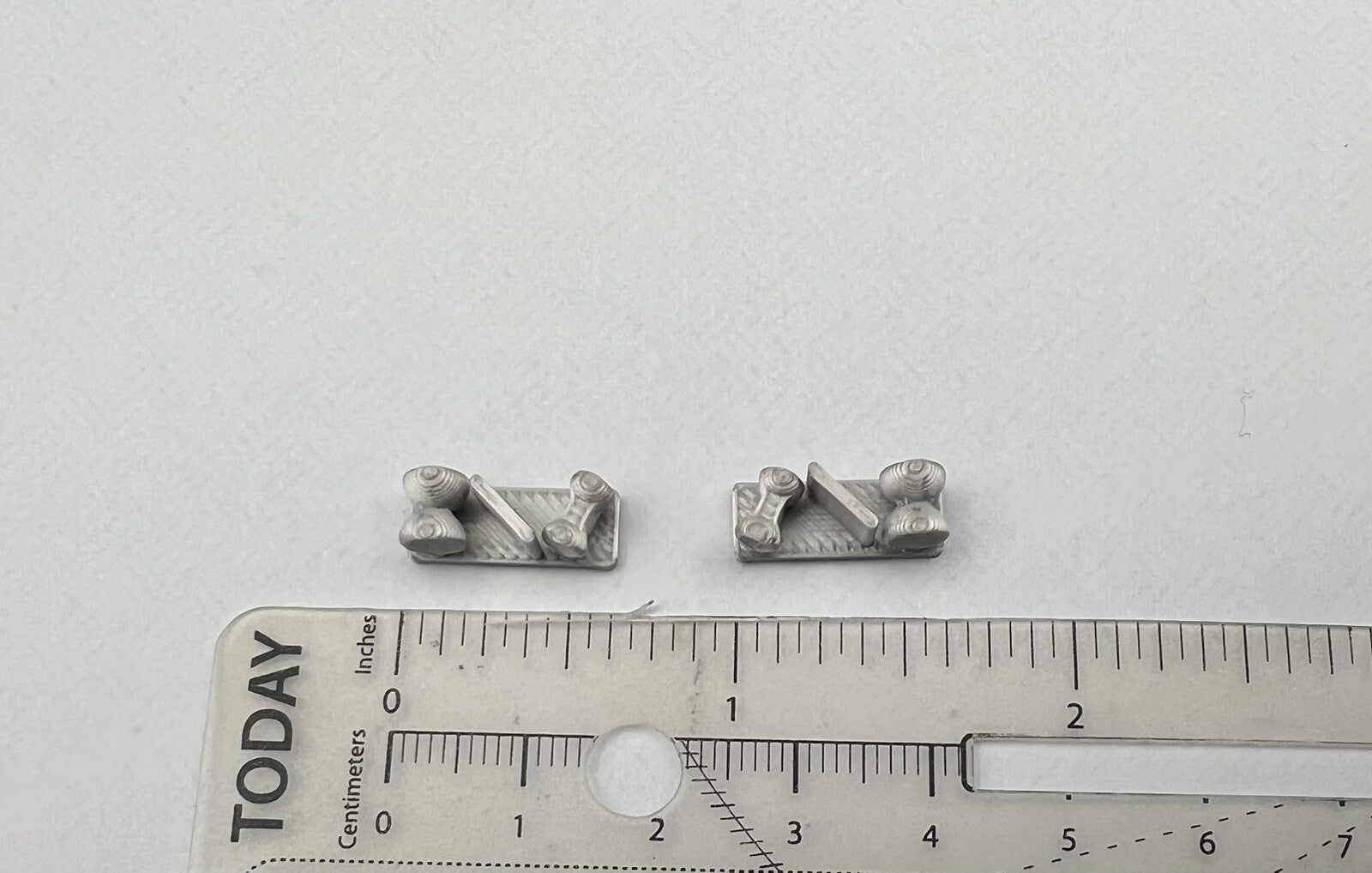 Chrome Rotator Lens Insert For 1/18 Greenlight AeroDynic Police Lightbar Caprice1