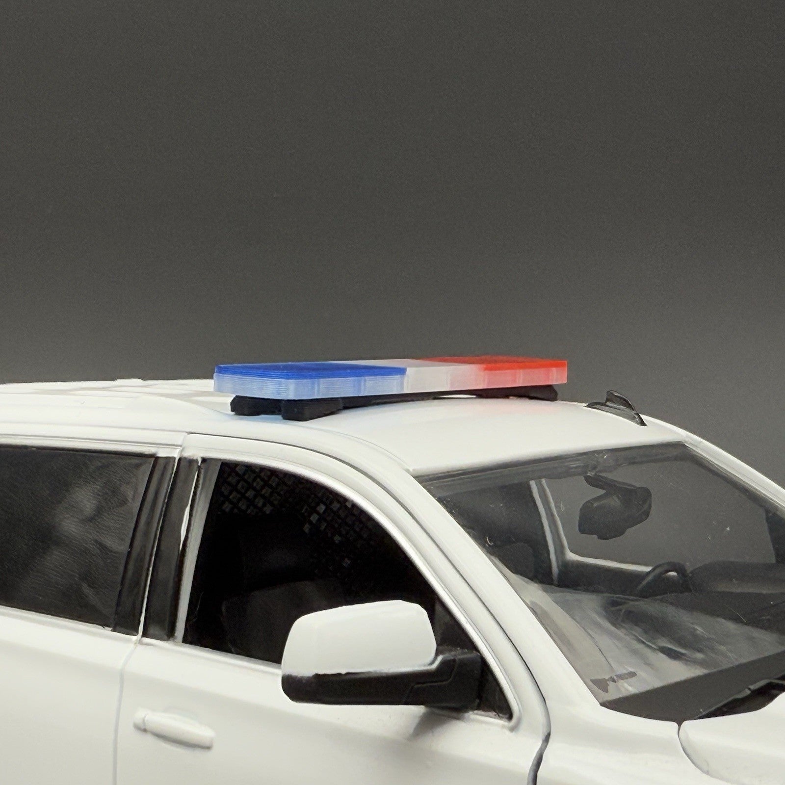 1/24 Scale LED Compatible Tahoe Width XL Legend Lightbar Red Clear Police 2430RC7