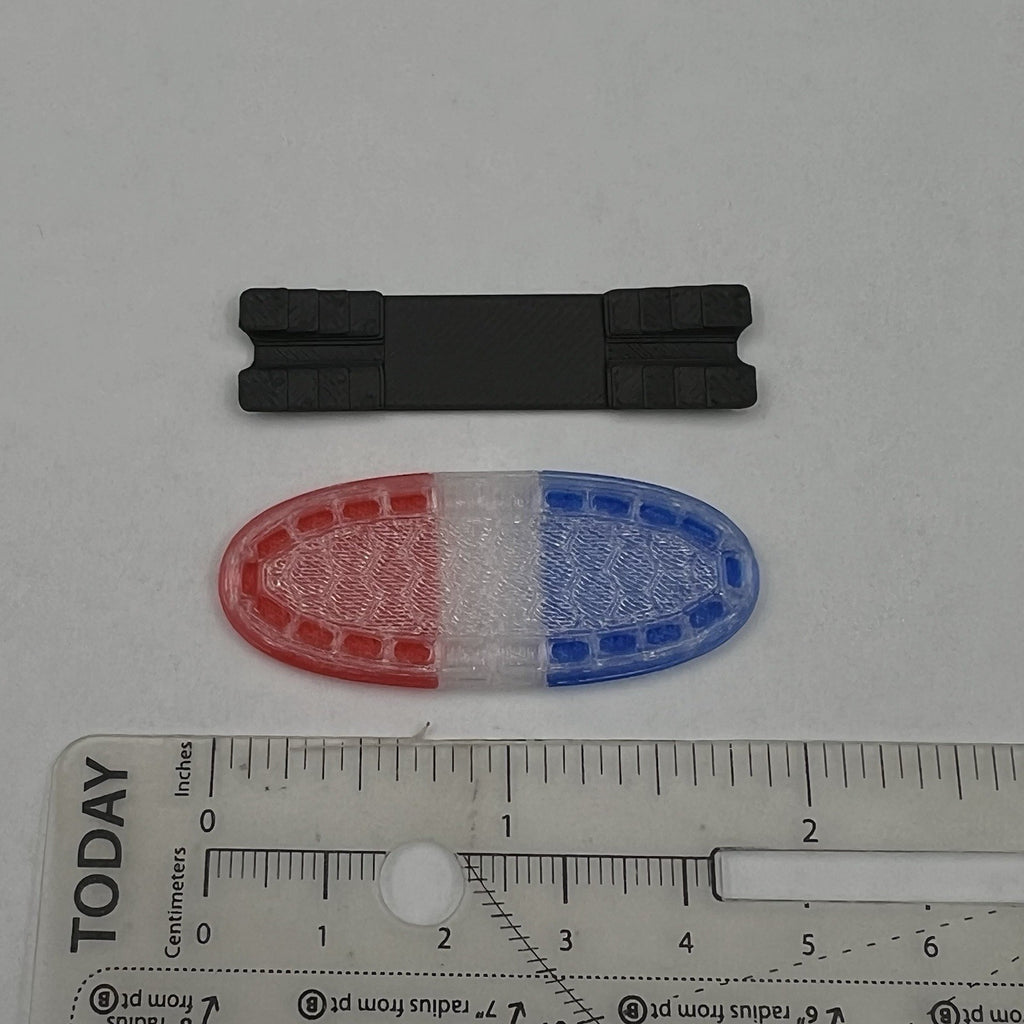 1/24 25 LED Ready Blue Red Federal Signal Arjent Lightbar Police Sheriff SUV2