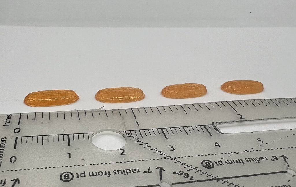4 Pack 1/87 HO Scale Amber Federal Signal Vista Lightbar Security Tow Work Truck1