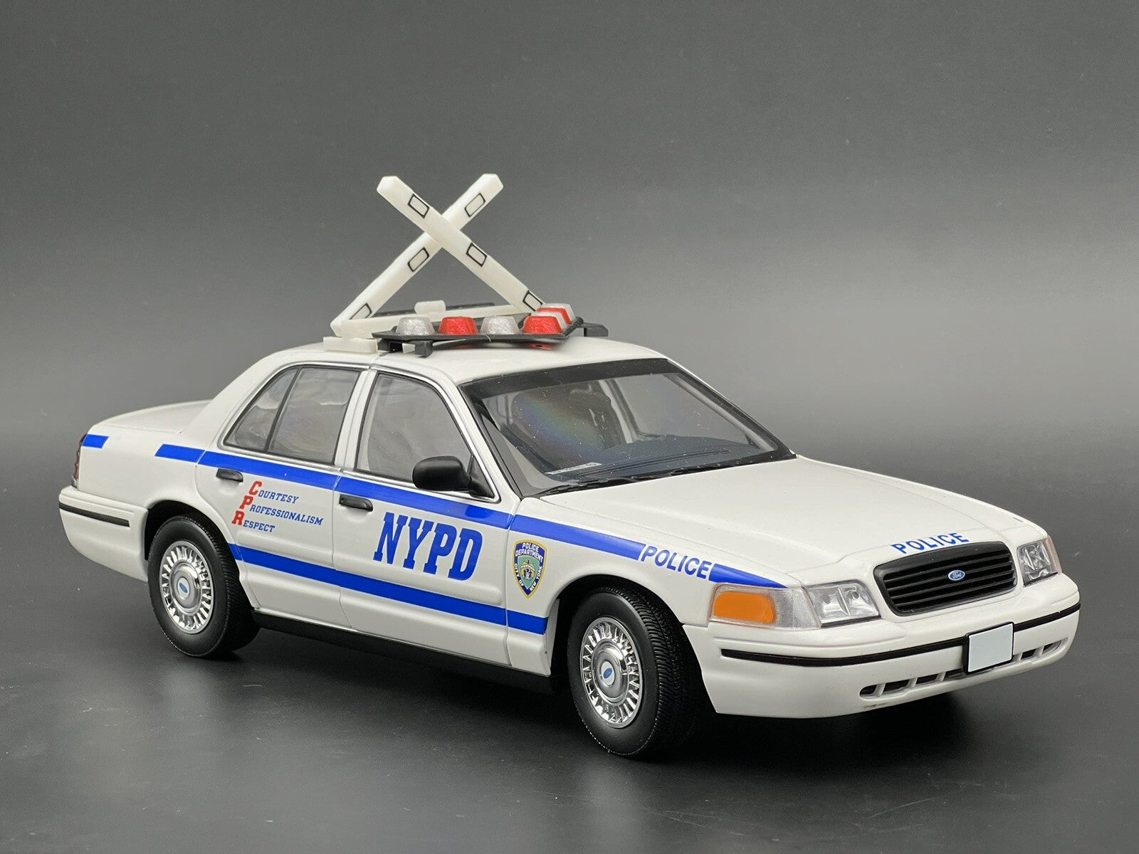1/18 NYPD Highway Patrol Style High Riser Lightbar New York Police Sheriff Car8