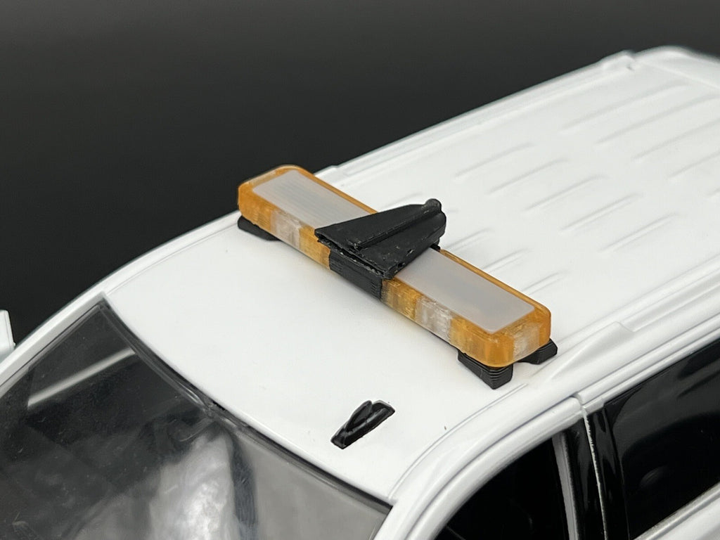 1/24 25 27 LED Ready Whelen Edge Lightbar Amber W/ Speaker Security Work Tow6