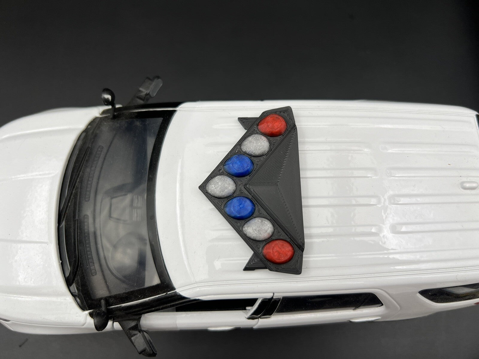 1/18 LED Ready LVMPD Blue Red Federal Signal Vision SLR Lightbar Police Car9