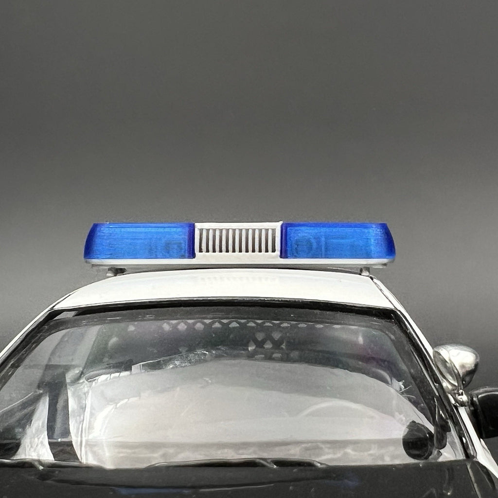 1/24 1/25 Blue Whelen 80H 90H 8000 Lightbar Police Sheriff Fire Highway Patrol20