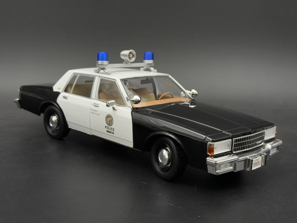 1/24 Scale Model Blue Twin Beacon Ray Speaker Police Lightbar Visibar 2461B9