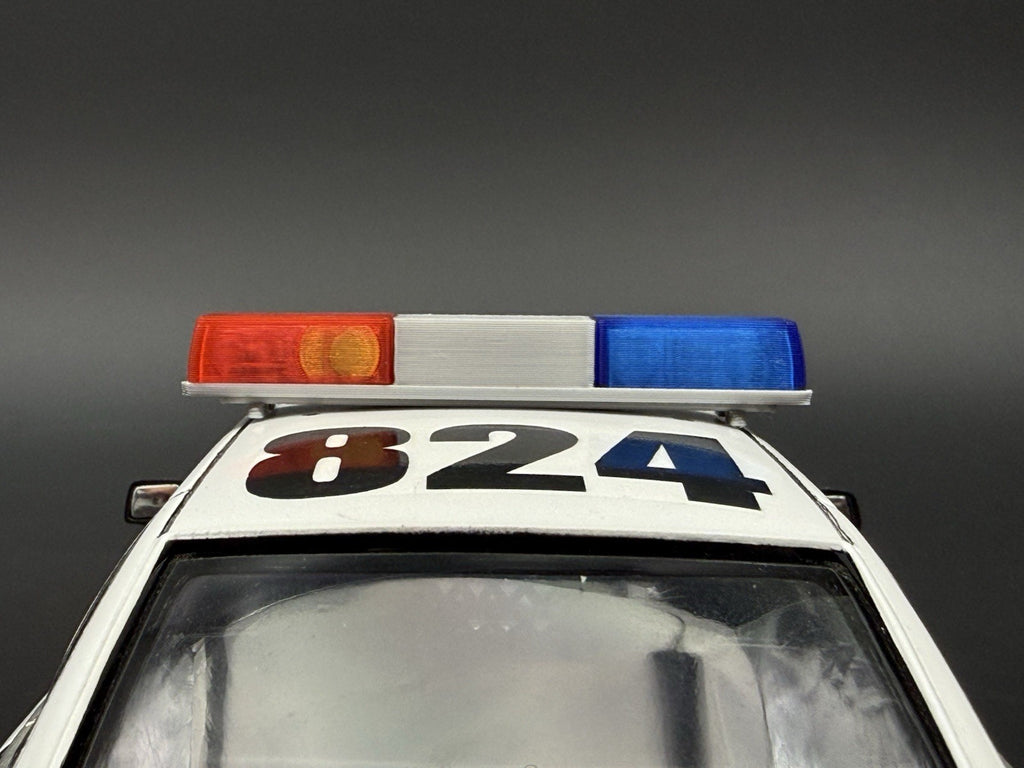 1/24 25 Blue Red California Twinsonic Lightbar Police Sheriff Highway Patrol5
