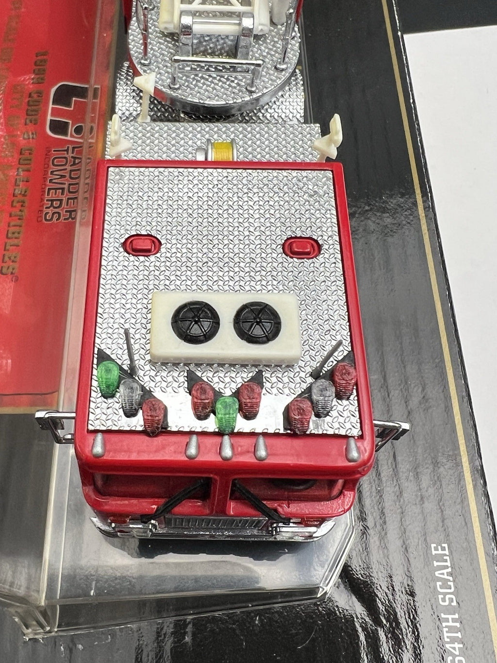 3 Pack 1/64 Chicago Fire CFD Green Red Split Vector Lightbar Truck Engine Code 317