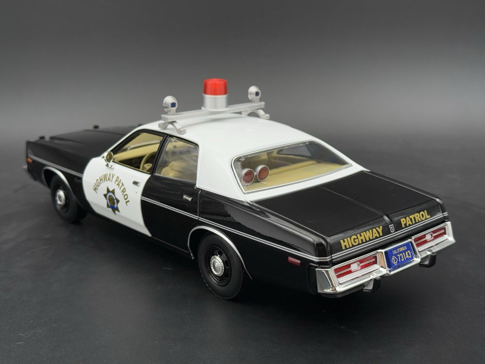 1/24 25 Scale Visibar CJ 184 284 Blue Beacon Red Lollipop Police Light 2456BRB8
