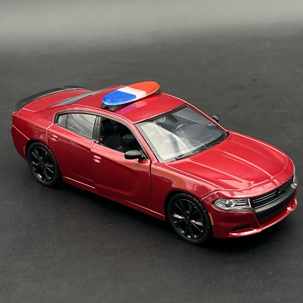 1/24 25 PCB Ready Blue Red Federal Signal Arjent Lightbar Police Sheriff SUV5