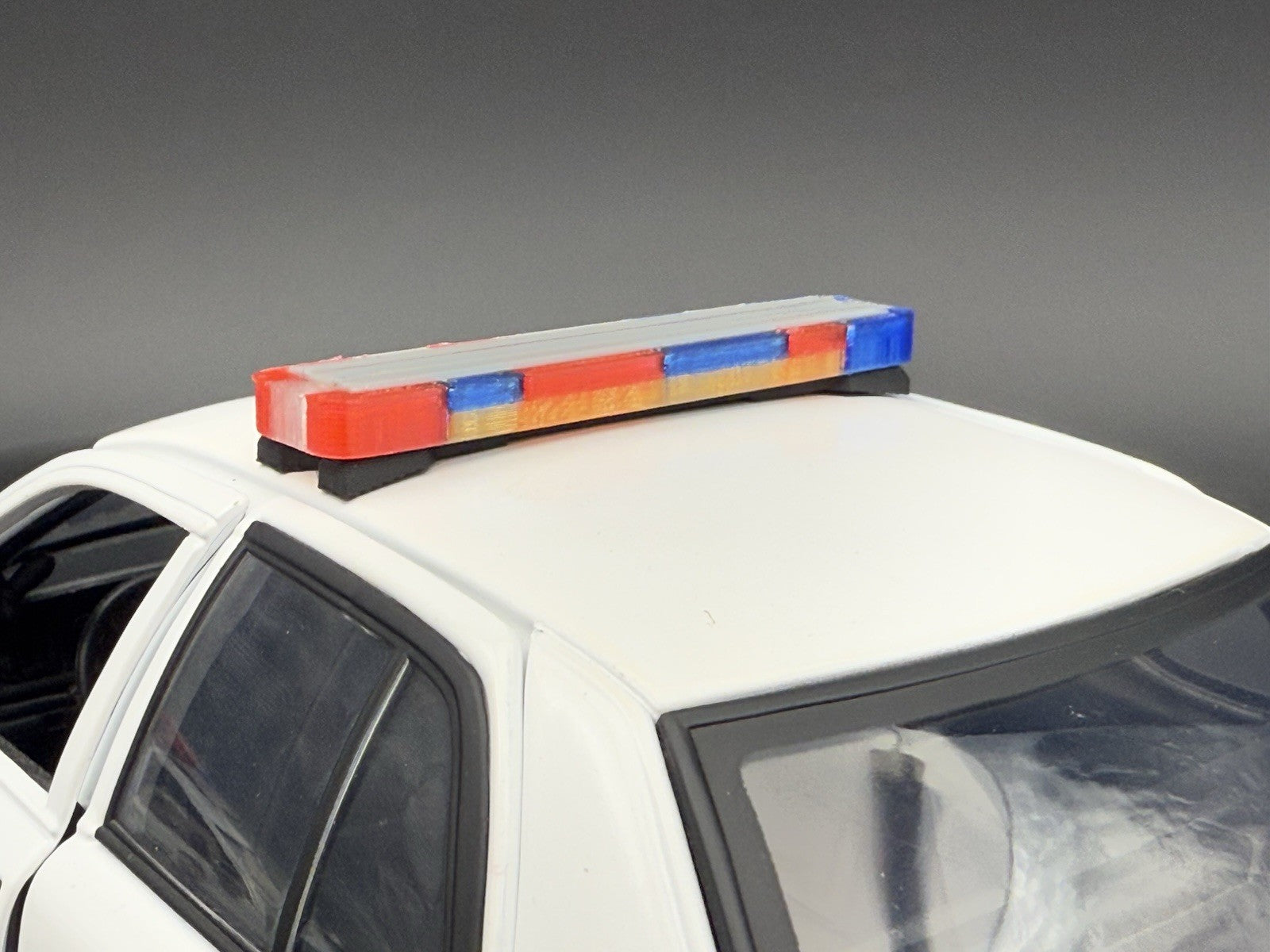 1/18 LED Ready Whelen Edge Lightbar Blue Red Amber Highway Patrol Police Sheriff10