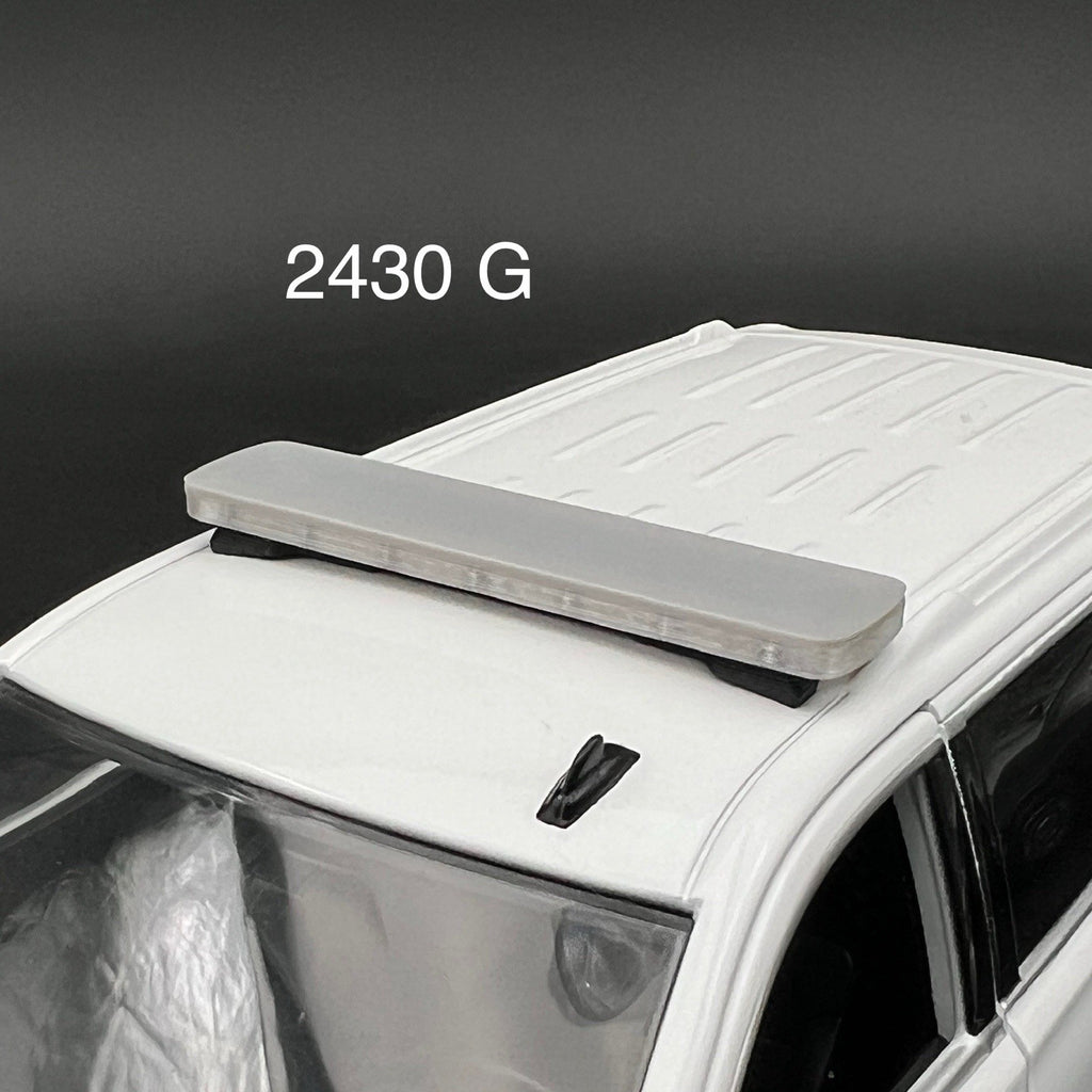 1/24 25 27 LED Compatible Tahoe Width XL Legend Gray Top Lightbar Sheriff Police0