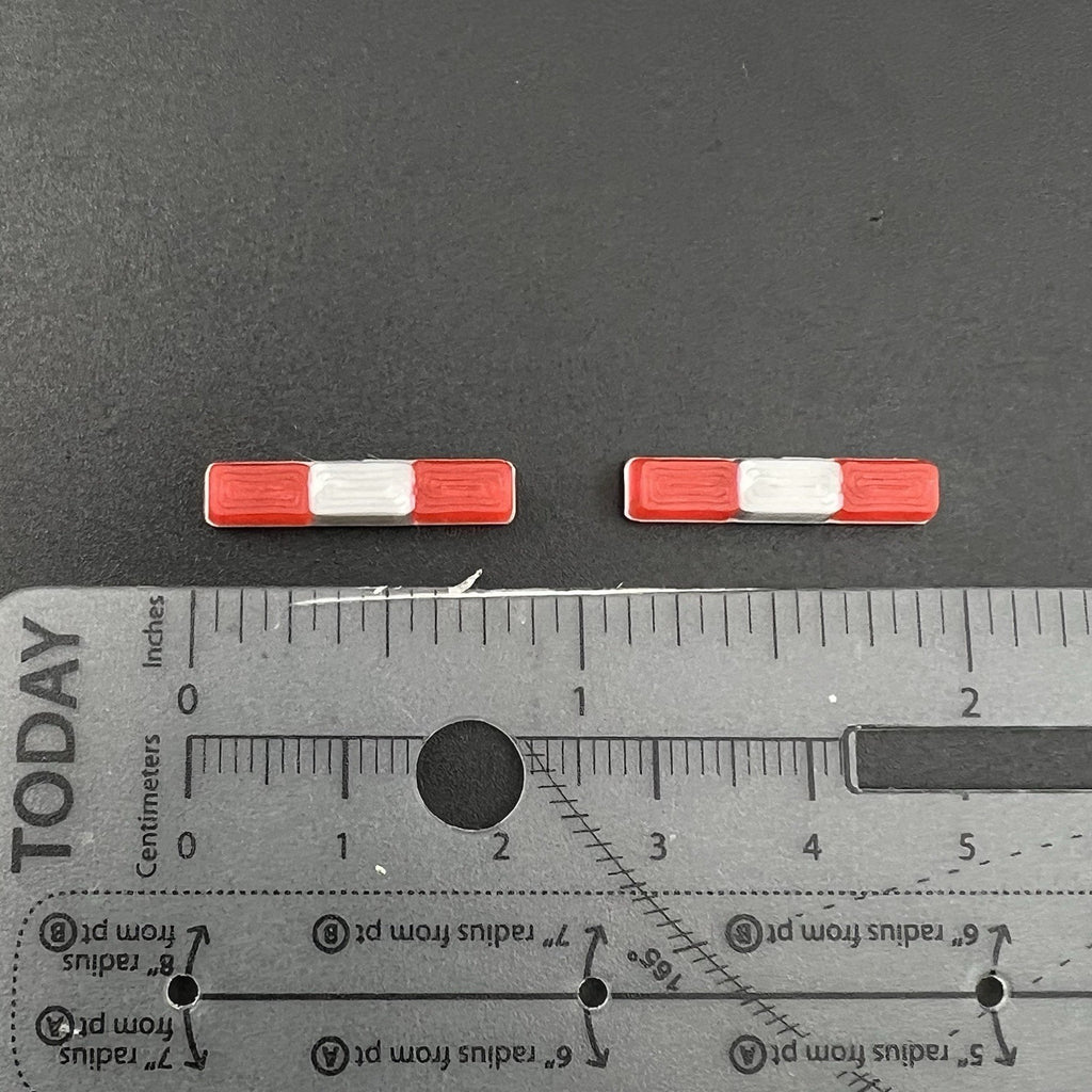 2 Pack 1/64 Red Federal Signal Twinsonic Lightbar Greenlight Police Sheriff Fire1
