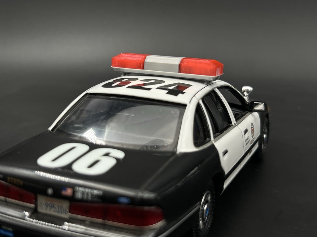 1/24 1/25 Red Smith Wesson 8780 8880 8980 Lightbar Police Sheriff Fire 2441R10