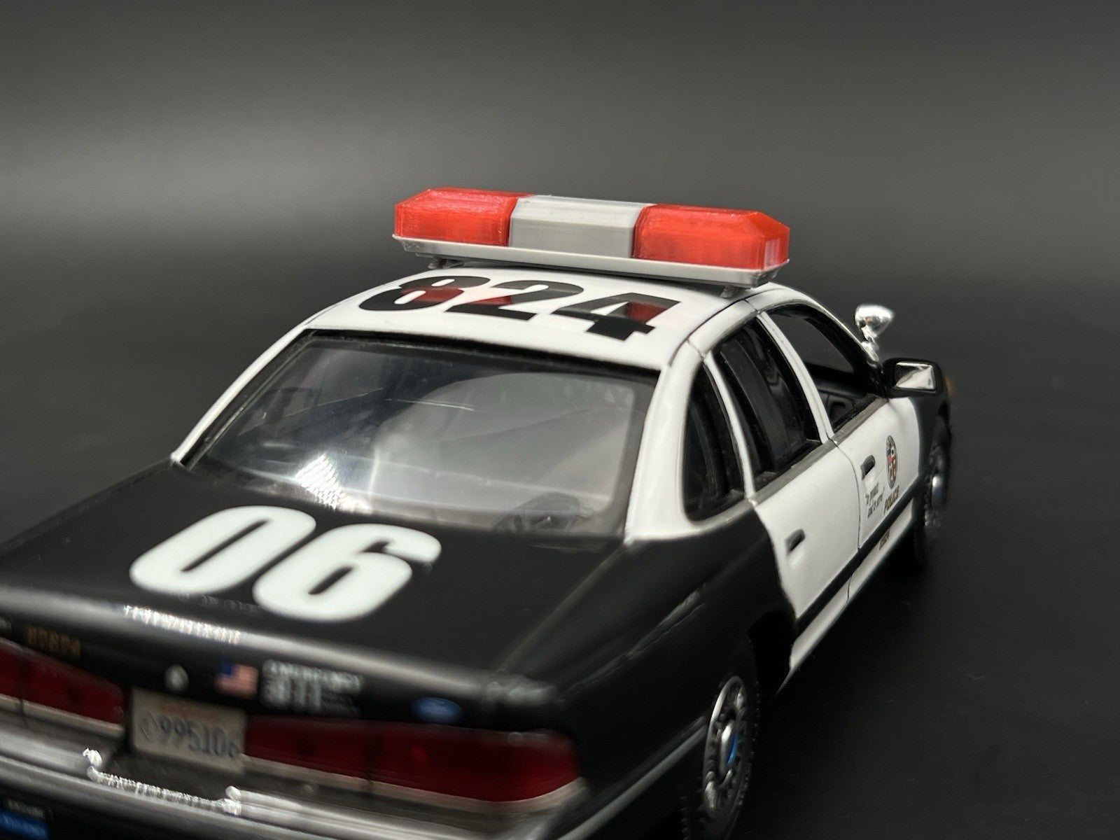 1/24 1/25 Red Smith Wesson 8780 8880 8980 Lightbar Police Sheriff Fire 2441R10