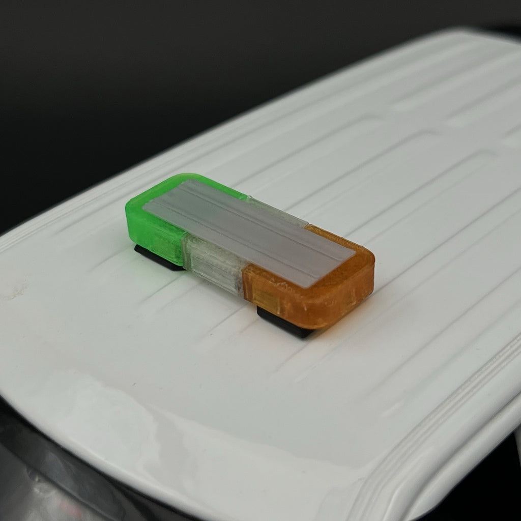 1/18 Mini Whelen Edge Lightbar Amber Clear Green Gray Top Cover12